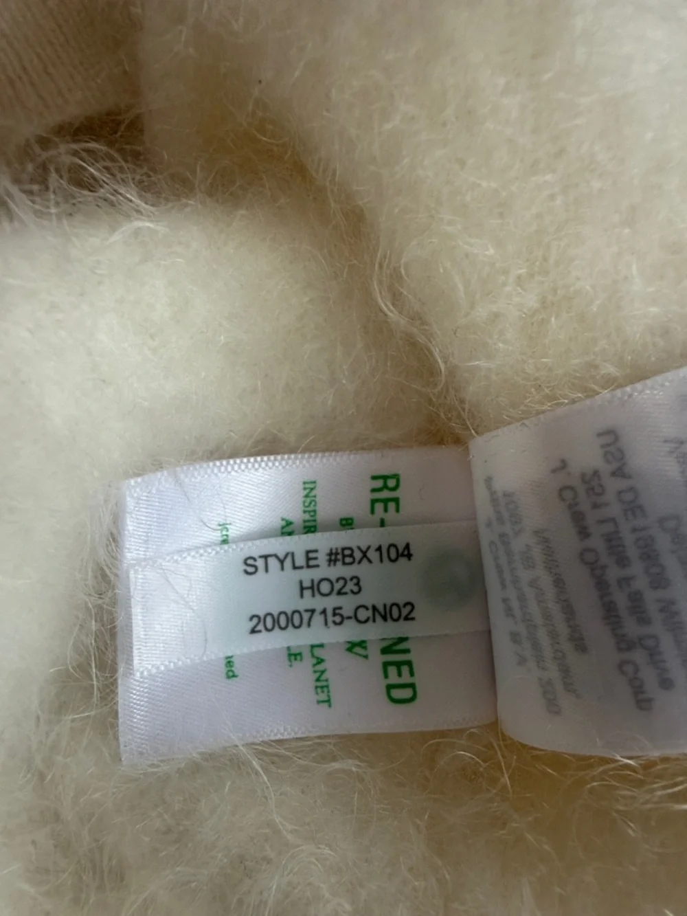 J CREW Brushed 100% Cashmere Ivory Crew Neck Sweater Quiet Luxury Capsule Luxe